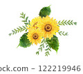 Yellow Sunflower Flower 122219946