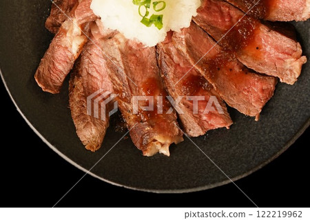 Super tender beef tenderloin steak 122219962