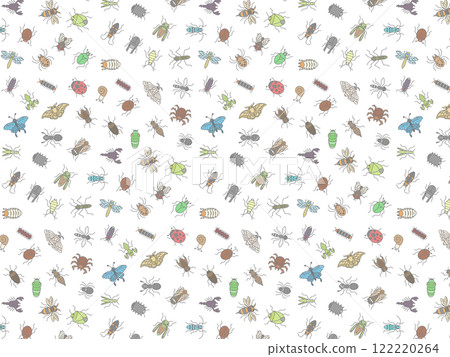迷你昆蟲壁紙插畫 122220264
