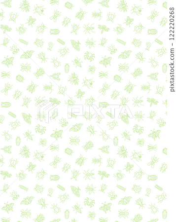 Mini insect wallpaper illustration 122220268