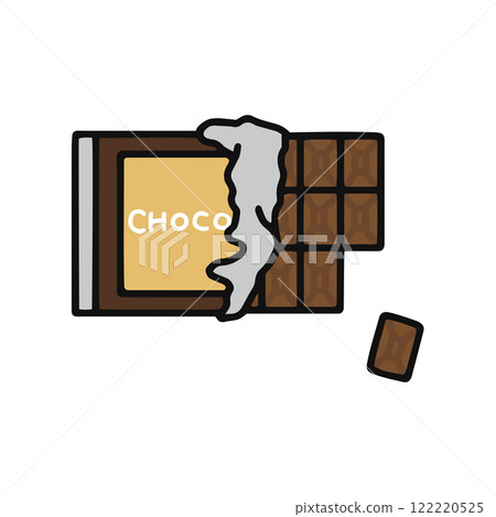 Bar of chocolate  122220525