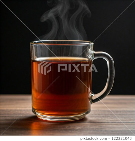 熱茶和玻璃茶杯 熱茶和玻璃茶杯 122221043