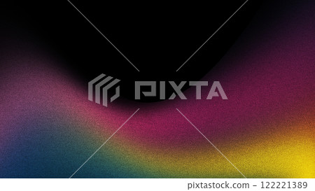 Vibrant abstract gradient with dynamic lighting and colorful noise texture 122221389