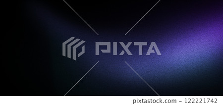 Abstract dark noise gradient background with purple and blue light effects 122221742