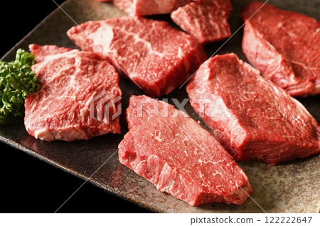 Japanese Black Beef Lean Thigh Steak Japanese Black Beef Lean Thigh Steak 122222647