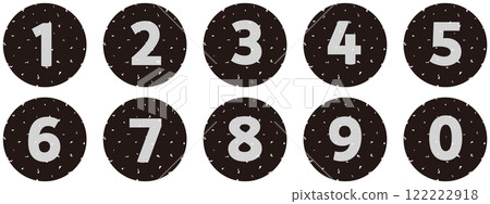 Round numbers_grunge 122222918