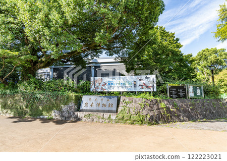 熊本縣熊本市,熊本博物館在陽光明媚的日子 熊本縣熊本市,熊本博物館在陽光明媚的日子 122223021