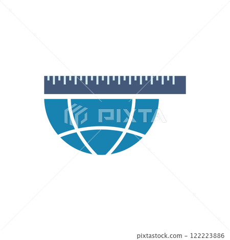 Global measurement with ruler 122223886