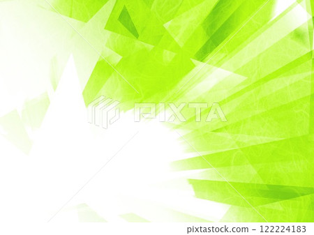 Green geometric pattern washi paper 122224183