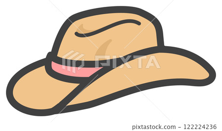 Cowboy hat vector illustration 01 Cowboy hat vector illustration 01 122224236