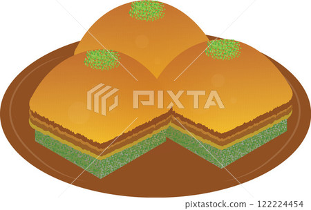 food, vector, bread 122224454