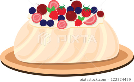 sweet cake with berries sweet cake with berries 122224459