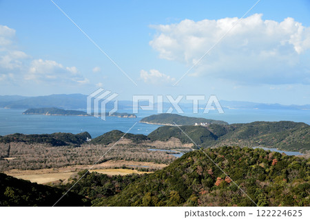 從四國山展望台眺望友島【和歌山縣、歌山市】 從四國山展望台眺望友島【和歌山縣、歌山市】 122224625