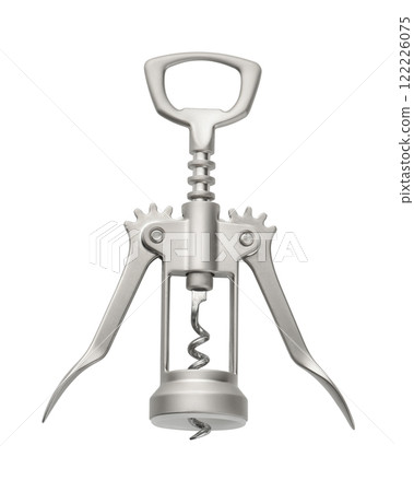 Steel winged corkscrew bottle opener 122226075