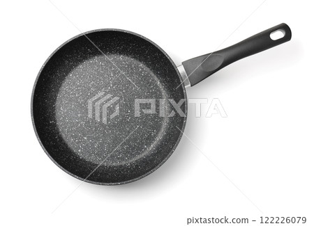 Top view of stone non-stick frying pan 122226079
