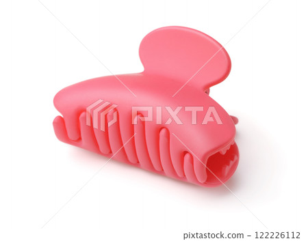 Pink plastic claw hair clip 122226112