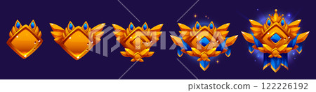 Game progress level badges 122226192