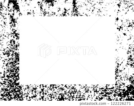 Black and white grunge. Distress overlay texture. Abstract surface dust and rough dirty wall background concept. Distress illustration simply place over object to create grunge effect. Vector EPS10. 122226271
