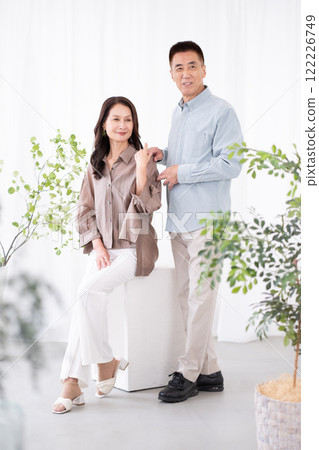 Senior couple portrait 122226749