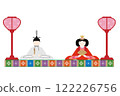 女兒節女兒節娃娃插畫 122226756