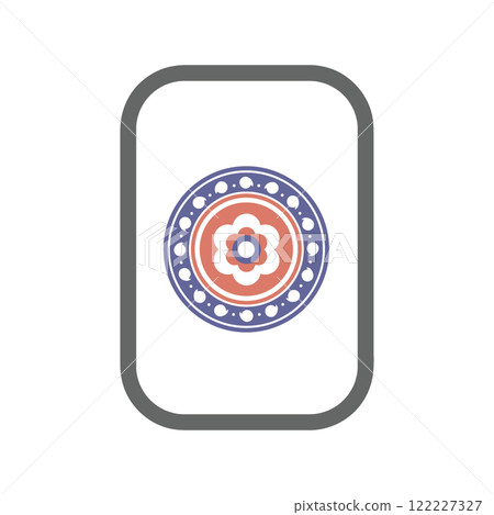 Mahjong tiles, one tube Mahjong tiles, one tube 122227327