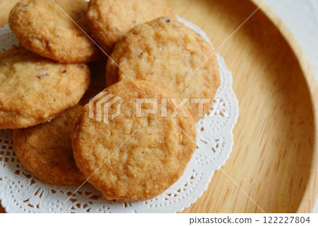 美味的杏仁味餅乾 122227804