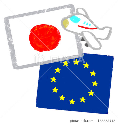 Japan and the EU Crayon Touch 122228542