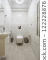 Luxury bathroom interior design and ceramic tile wall 122228876