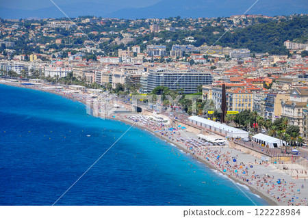 Beautiful cityscape of Nice, France Beautiful cityscape of Nice, France 122228984