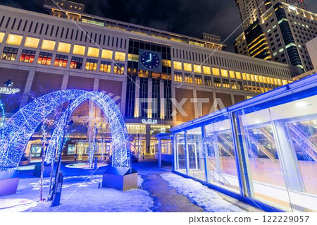 冬季的札幌 札幌白色燈飾 薩津木燈飾 北海道札幌市 122229057