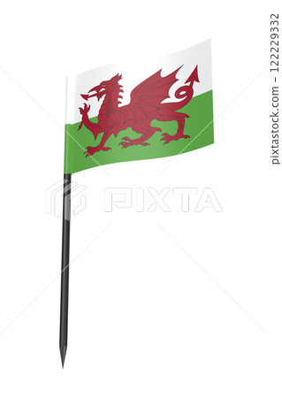 Welsh flag toothpick 122229332