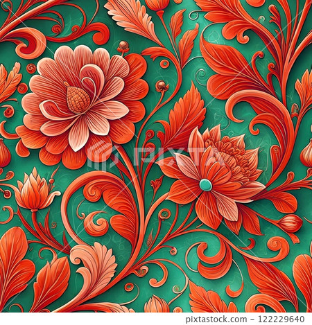 floral, pattern, seamless 122229640