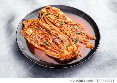 Traditional korean food kimchi photography . Top view Traditional korean food kimchi photography . Top view 122229941