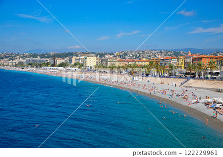 Beautiful coastal scenery in Nice, France Beautiful coastal scenery in Nice, France 122229961