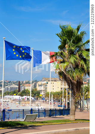 Beautiful coastal scenery in Nice, France 122229969