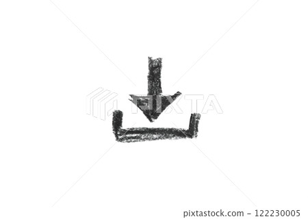 Hand-Drawn Download Icon 122230005