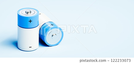 Two Batteries with Copy Space 122233073