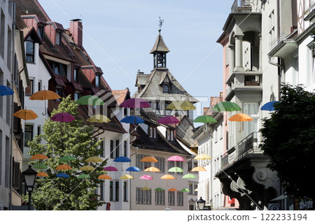 City life in Konstanz, Lake Constance in Germany 122233194