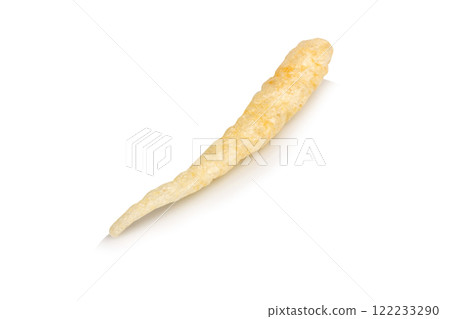 Dried fish maw pile isolated on white background Dried fish maw pile isolated on white background 122233290