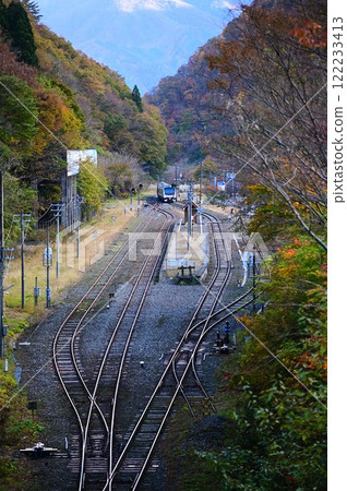 JR Kamaishi Line (Galaxy Dream Line Kamaishi Line) Rikuchu-Ohashi Station 122233413