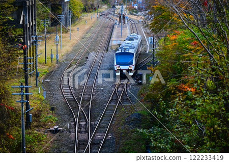 JR Kamaishi Line (Galaxy Dream Line Kamaishi Line) Rikuchu-Ohashi Station 122233419
