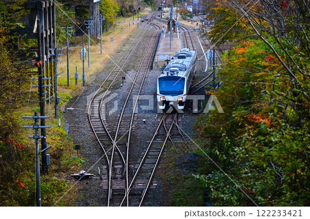JR Kamaishi Line (Galaxy Dream Line Kamaishi Line) Rikuchu-Ohashi Station 122233421