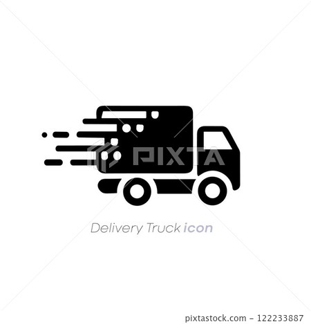delivery truck. shipping icon. logistics vector. cargo truck delivery truck. shipping icon. logistics vector. cargo truck 122233887
