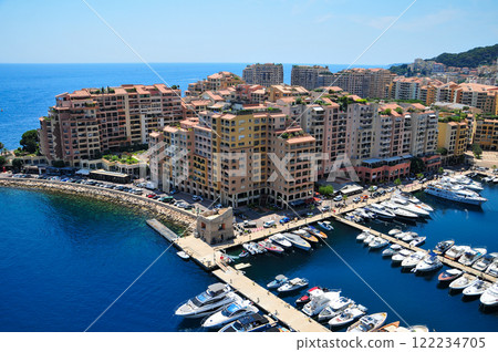 摩納哥美麗的城市景觀 摩納哥美麗的城市景觀 122234705