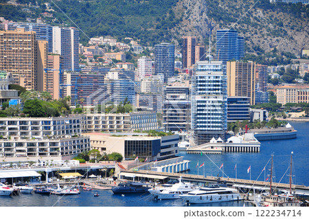 摩納哥美麗的城市景觀 122234714