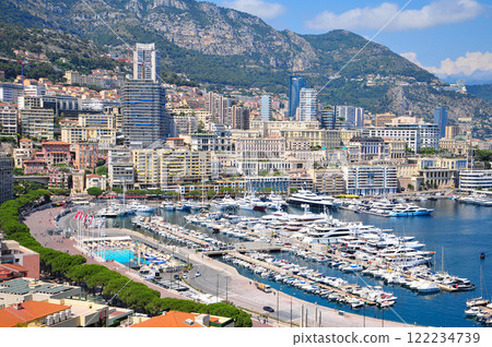 摩納哥美麗的城市景觀 122234739