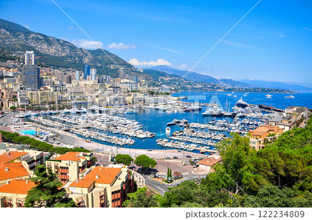 摩納哥美麗的城市景觀 122234809