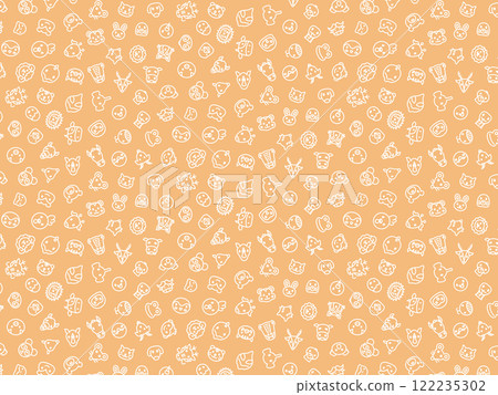 迷你動物桌布插畫 122235302