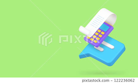 Success payment message banking application banner copy space vector illustration Success payment message banking application banner copy space vector illustration 122236062