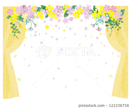 Flower background illustration 122236738